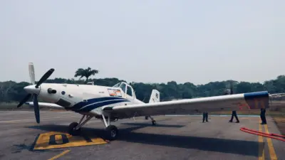 Governo de SP envia 11 mil litros de líquido retardante para combater incêndios florestais no Amazonas